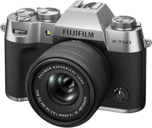 Fujifilm X-T50 | vista frontal