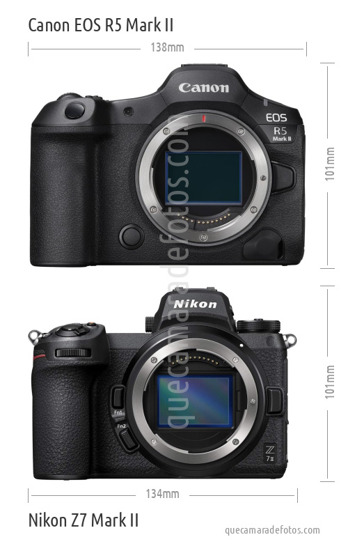 Canon EOS R5 Mark II vs Nikon Z7 Mark II
